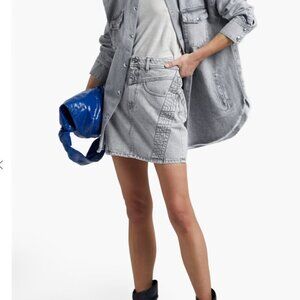 Iro Paris Jaliska Denim Mini Skirt Blue Size FR38 /US 6